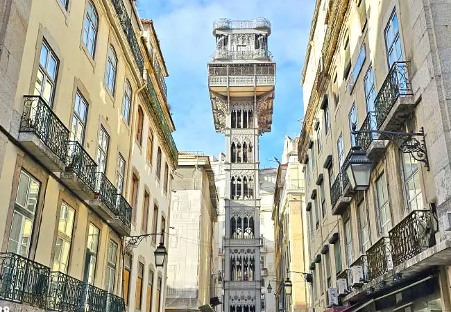 elevador de santa justa